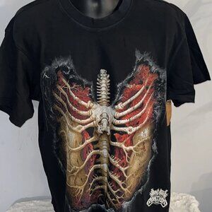 RARE BRING ME THE HORIZON RIBCAGE SHIRT LARGE